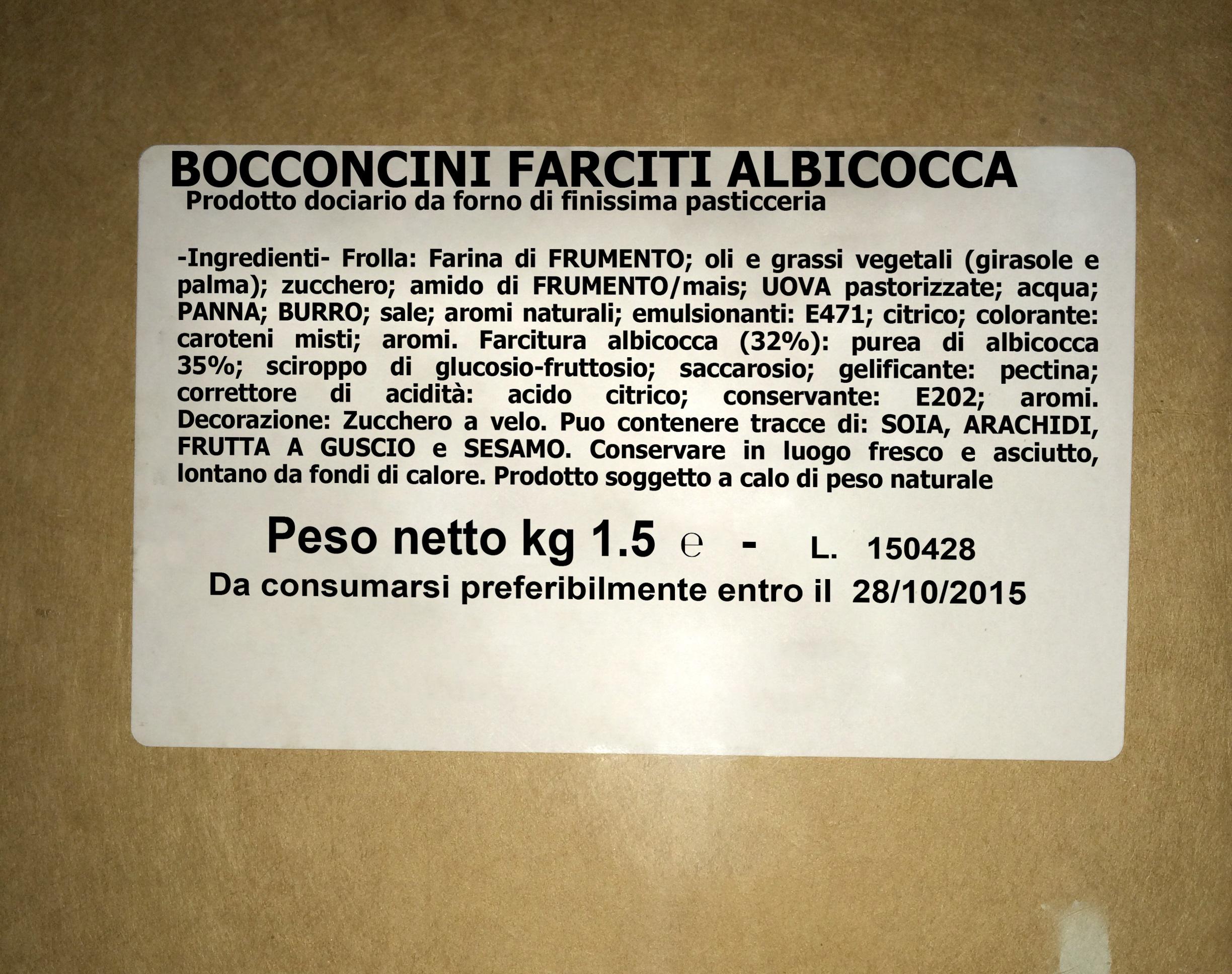 Label on the producer packaging