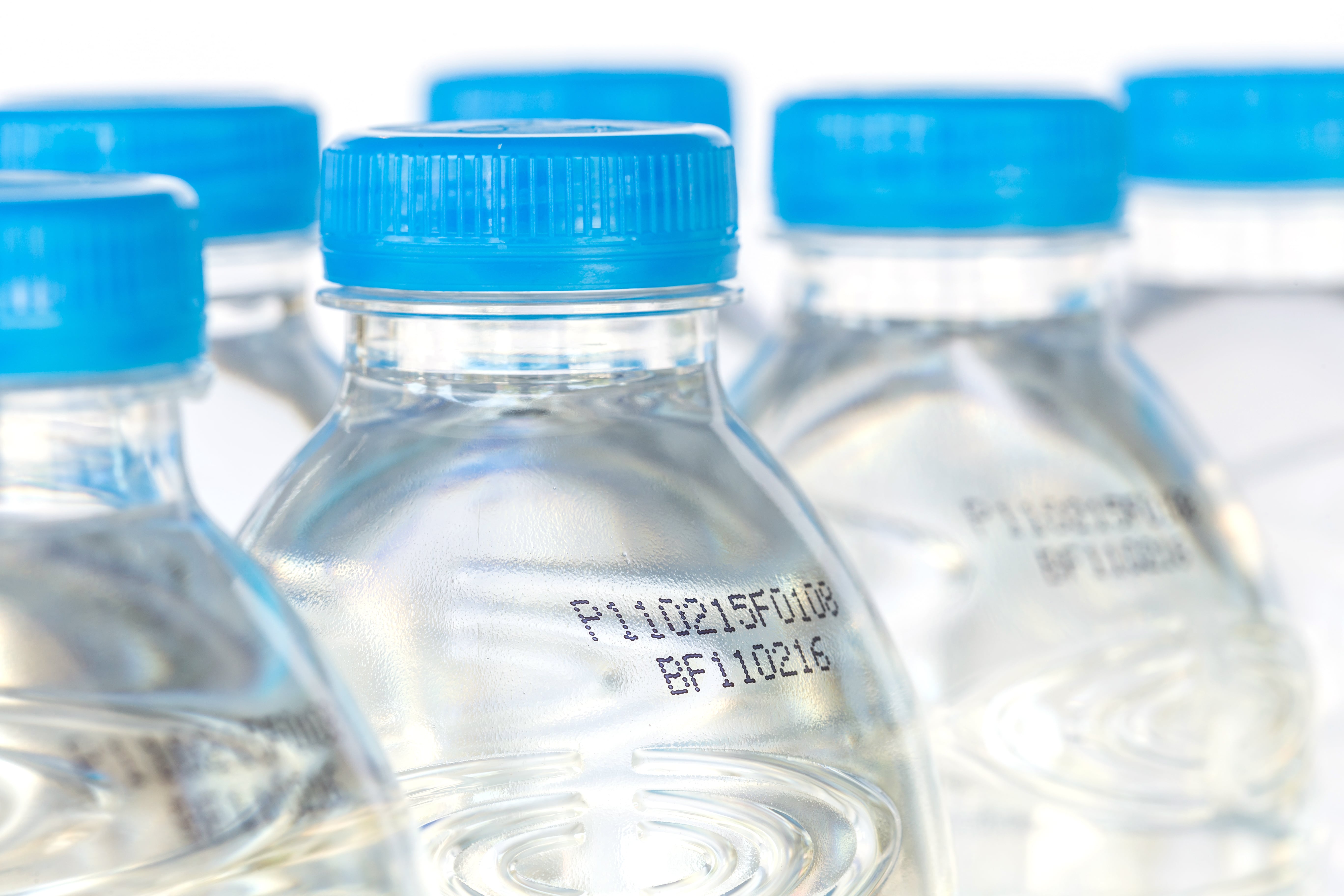 drinking water bottle with expiration date