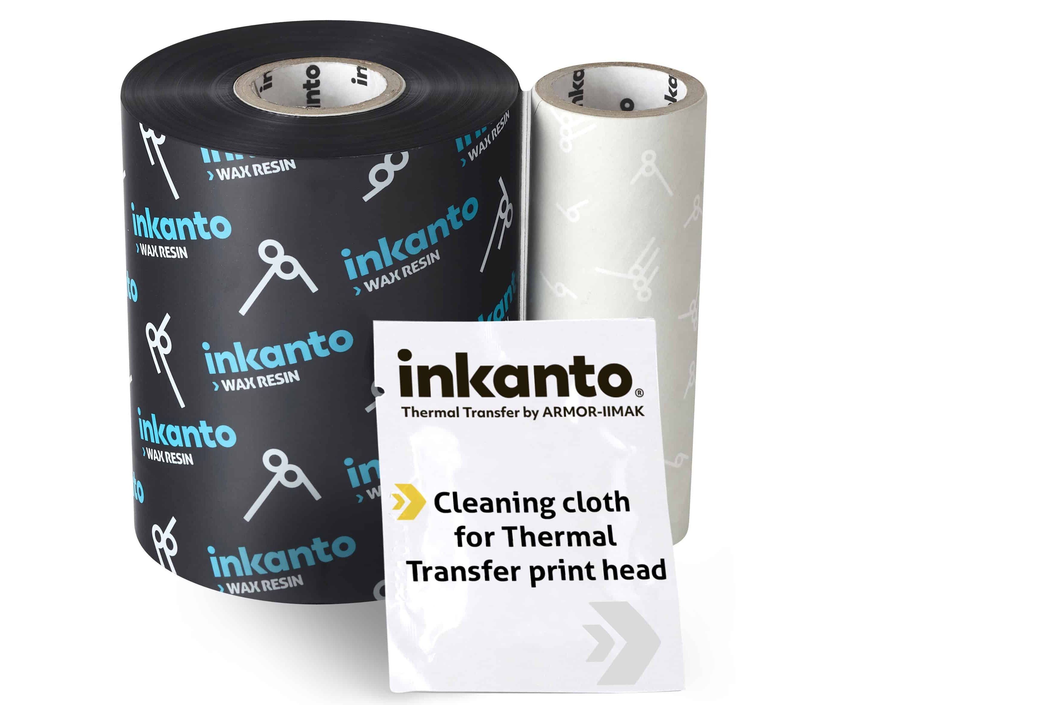 inkanto image ribbon product wax resin roll bibo cleaning wipe 1